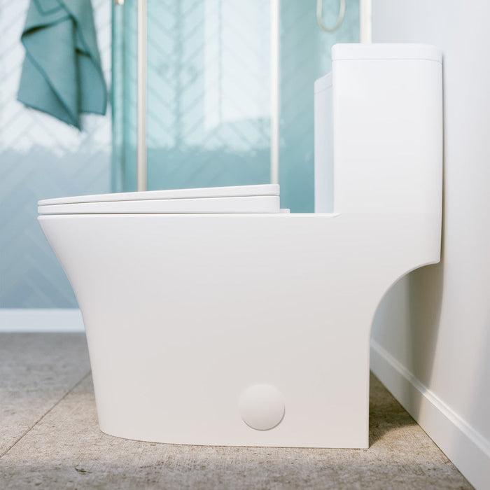 Swiss Madison Bastille One-Piece Elongated Toilet Vortex Dual-Flush 1.1/1.6 gpf