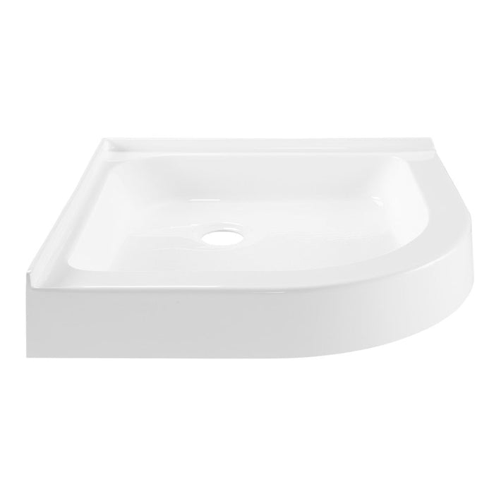 Swiss Madison Voltaire 32" x 32" Acrylic White, Single-Threshold, Center Drain, Neo-angle Shower Base