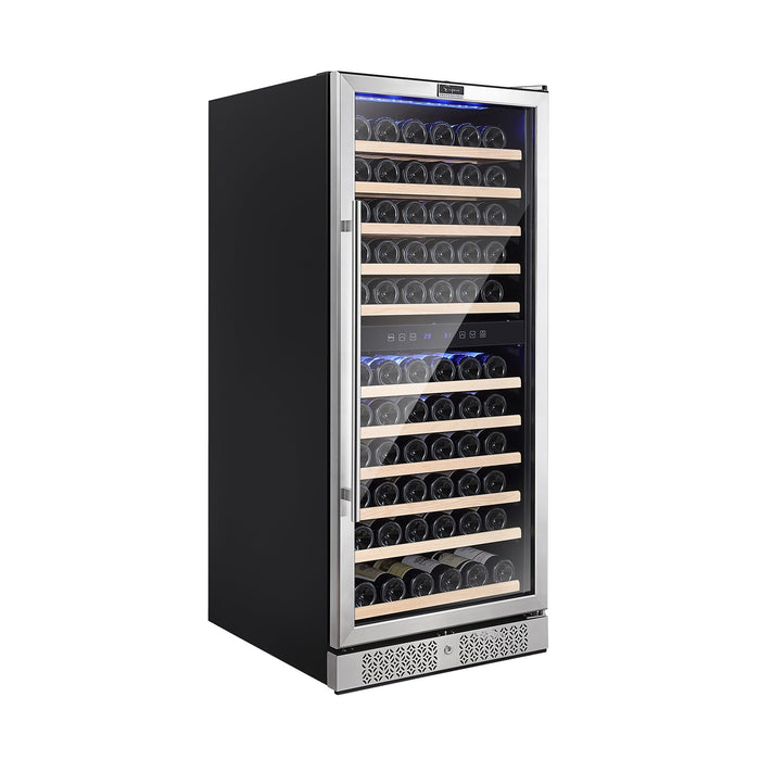 Empava 55" Tall Dual Zone 100 Bottle Wine Fridge EMPV-WC06D