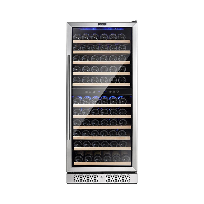 Empava 55" Tall Dual Zone 100 Bottle Wine Fridge EMPV-WC06D