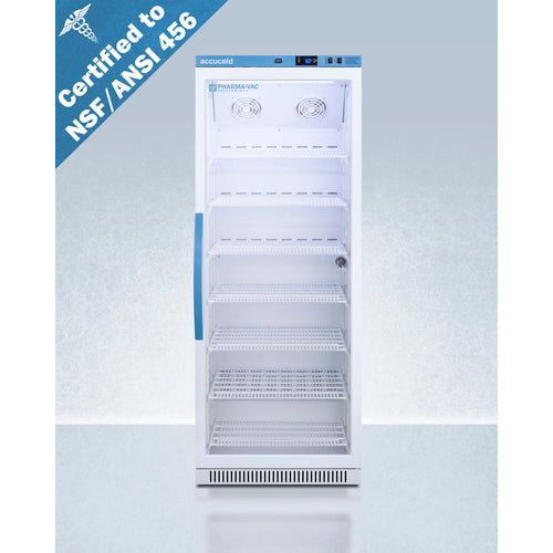 Summit 12 Cu.Ft. Upright Vaccine Refrigerator, Certified to NSF/ANSI 456 Vaccine Storage Standard ARG12PV456