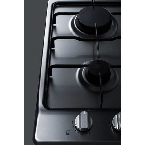 Summit 12" Wide 2-Burner Gas Cooktop GC22SS