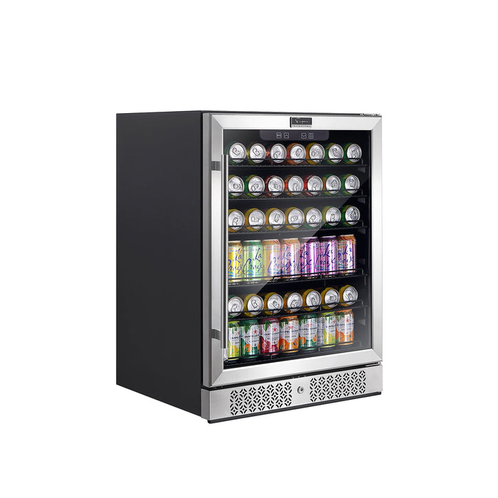 Empava 24 Inch Freestanding & Under Counter Beverage Fridge EMPV-BR02S