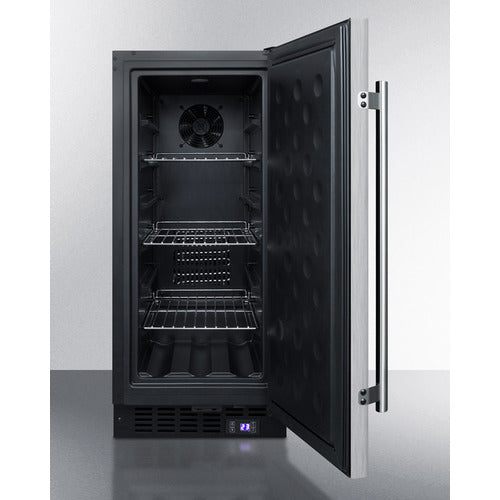 Summit 15" Built-In All-Freezer SCFF1533BCSS