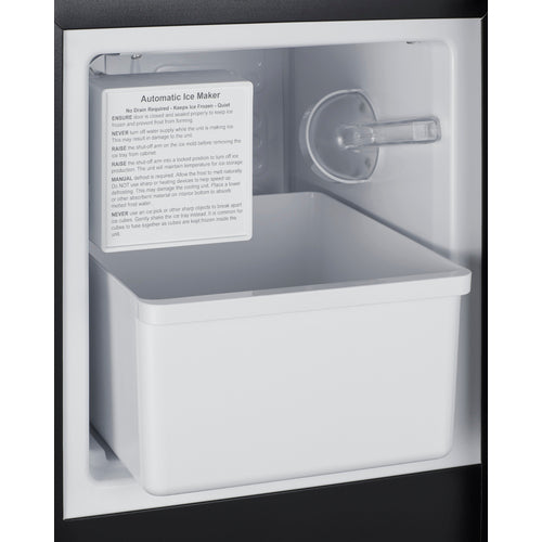 Summit 15 lb. Drain-Free Built-In Icemaker BIM26