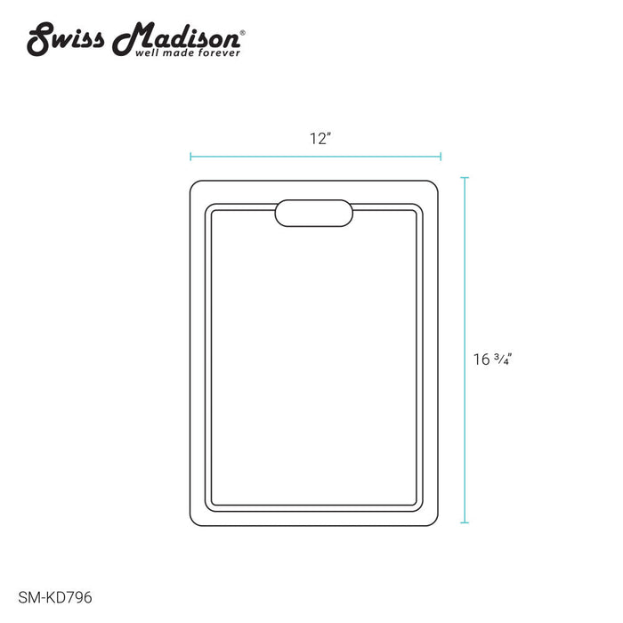 Swiss Madison 16.75 x 12 Cutting Board - SM-KA796