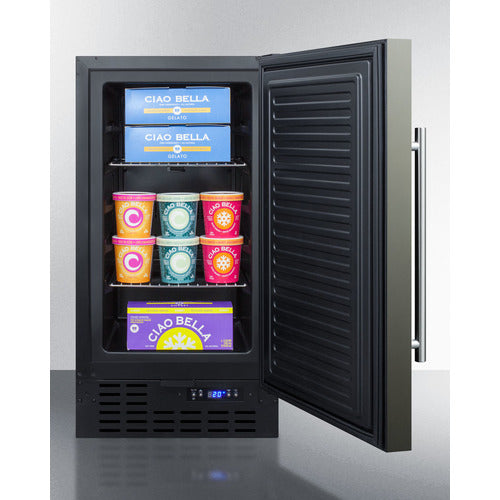 Summit 18" Built-In All-Freezer SCFF1842KS