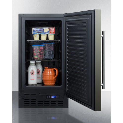 Summit 18" Wide Built-In All-Refrigerator, ADA Compliant FF1843BKSADA