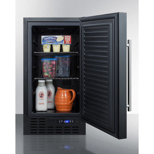 Summit 18" Wide Built-In All-Refrigerator FF1843B