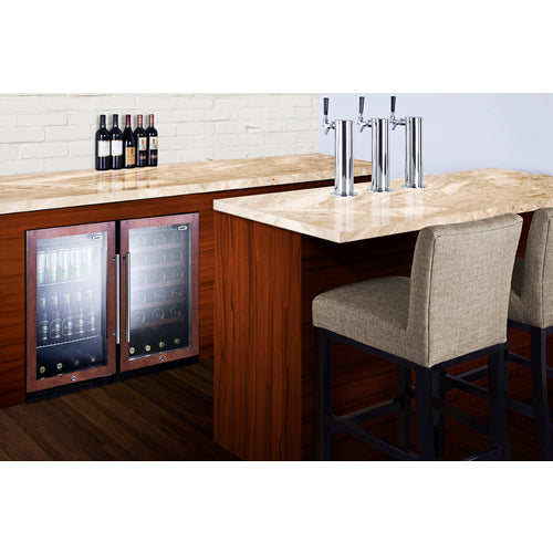 Summit 18" Wide Built-In Beverage Center, ADA Compliant (Panel Not Included) SCR1841BPNRADA