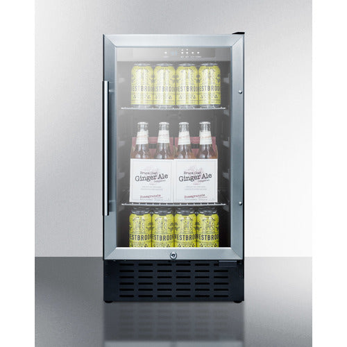 Summit 18" Wide Built-In Beverage Center, ADA Compliant SCR1841BADA