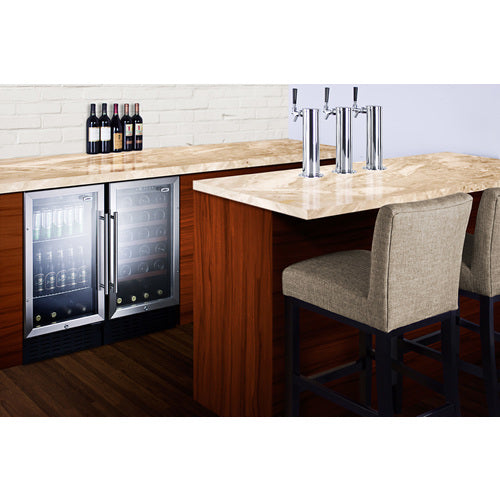 Summit 18" Wide Built-In Beverage Center, ADA Compliant SCR1841BADA