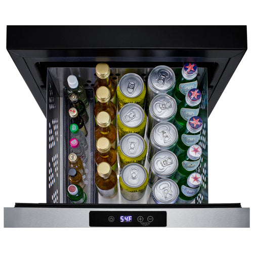 Summit 18" Wide Built-In Wine/Beverage Cooler Drawer COOL1D