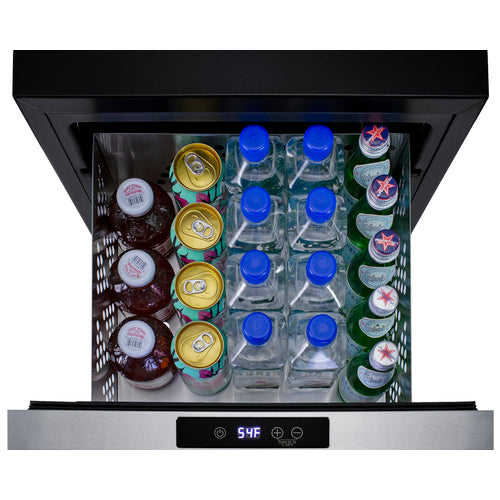 Summit 18" Wide Built-In Wine/Beverage Cooler Drawer COOL1D