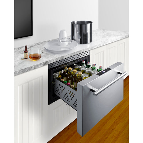 Summit 18" Wide Built-In Wine/Beverage Cooler Drawer COOL1D