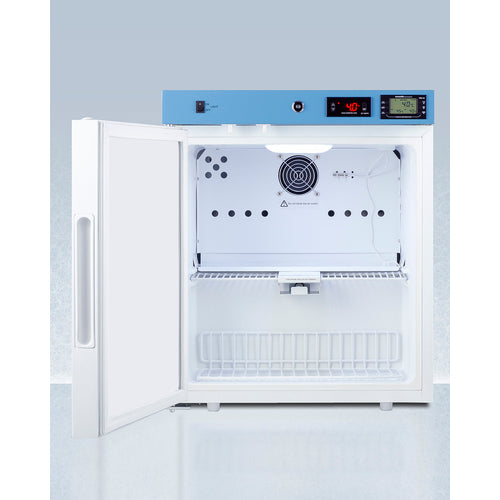 Summit 19" Wide Compact Medical Refrigerator, Certified to NSF/ANSI 456 Vaccine Storage Standard ACR161WNSF456LHD