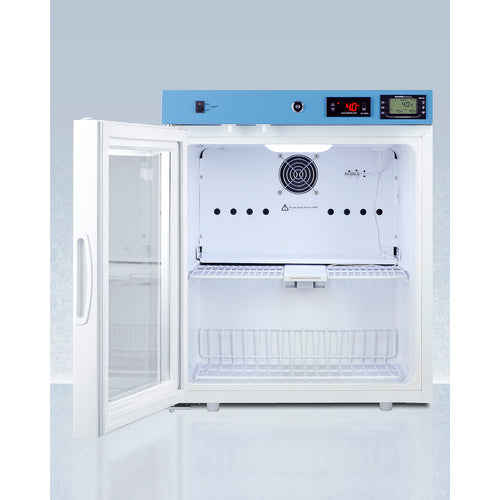 Summit 19" Wide Compact Medical Refrigerator, Certified to NSF/ANSI 456 Vaccine Storage Standard ACR22GNSF456LHD