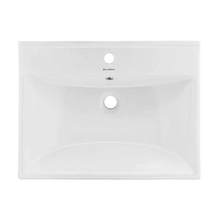 Swiss Madison Carre 24" Vanity Top Bathroom Sink Single Hole