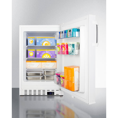 Summit 20" Wide Built-In All-Freezer, ADA Compliant ALFZ36