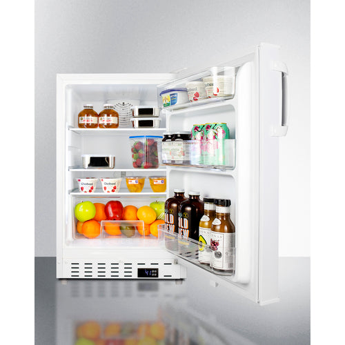 Summit 20" Wide Built-In All-Refrigerator, ADA Compliant ALR46W