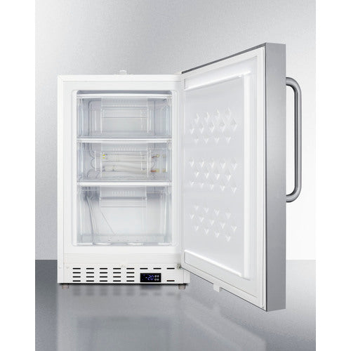 Summit 20" Wide Built-In Commercial All-Freezer, ADA Compliant SCF505SSTBADA