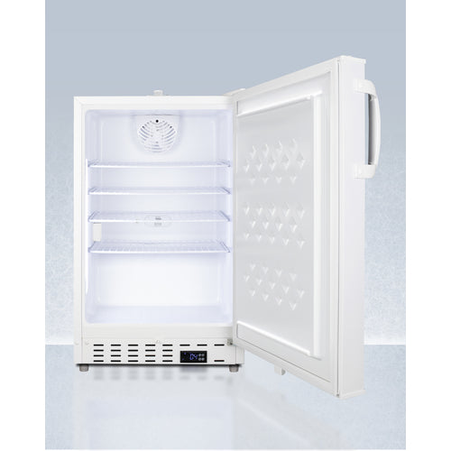 Summit 20" Wide Built-In Healthcare All-Refrigerator, ADA Compliant ADA404REFCAL