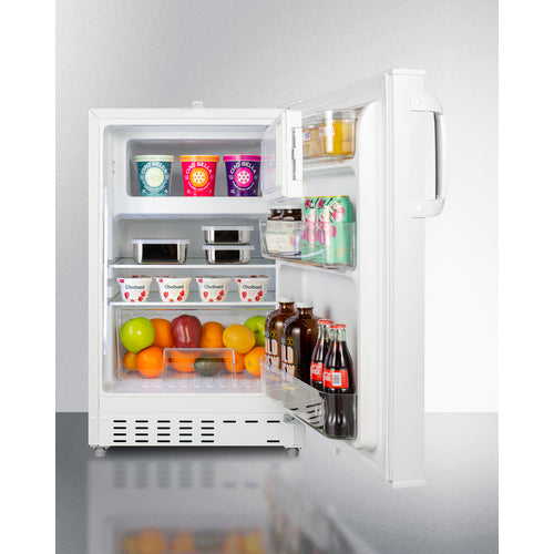 Summit 20" Wide Built-in Refrigerator-Freezer, ADA Compliant ALRF48