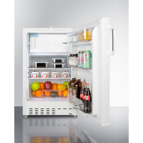 Summit 20" Wide Built-in Refrigerator-Freezer, ADA Compliant ALRF48