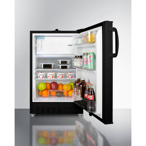 Summit 20" Wide Built-in Refrigerator-Freezer, ADA Compliant ALRF49B