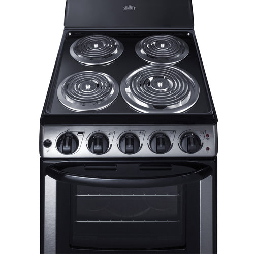 Summit 20" Wide Electric Coil Range PROEL20SS