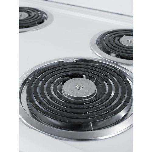 Summit 20" Wide Electric Coil Range RE203W