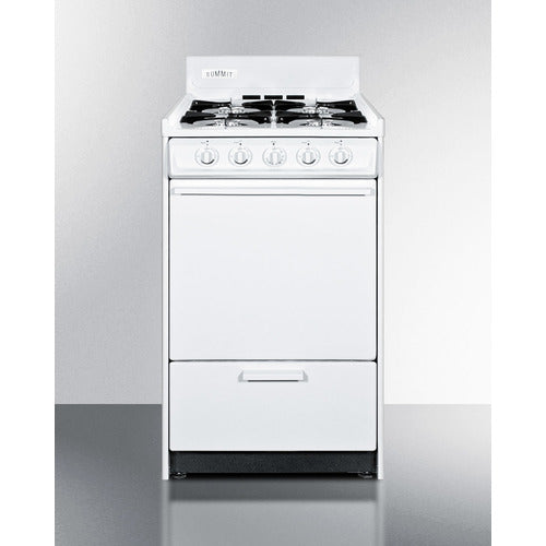 Summit 20" Wide Gas Range WNM1107