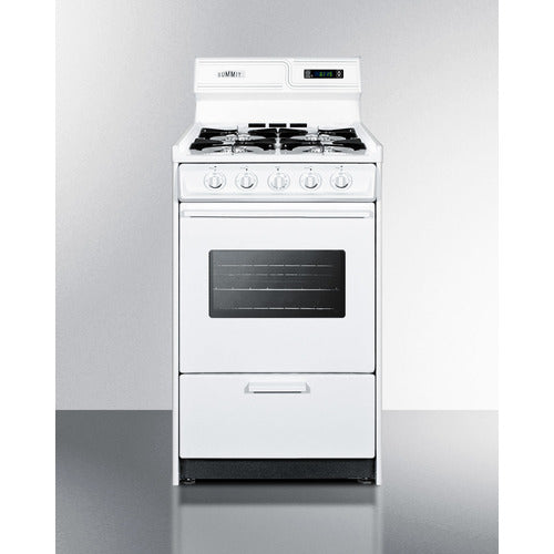 Summit 20" Wide Gas Range WNM1307KW