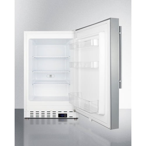 Summit 21" Wide Built-In All-Freezer, ADA Compliant ALFZ36SSHV