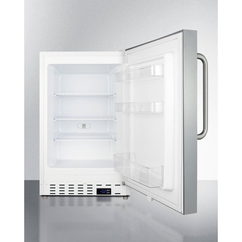 Summit 21" Wide Built-In All-Freezer, ADA Compliant ALFZ36SSTB