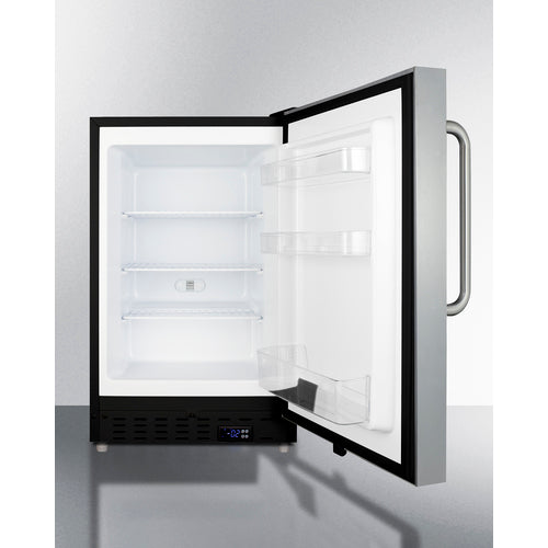 Summit 21" Wide Built-In All-Freezer, ADA Compliant ALFZ37BCSS