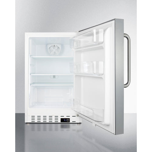 Summit 21" Wide Built-In All-Refrigerator, ADA Compliant ALR46WCSS