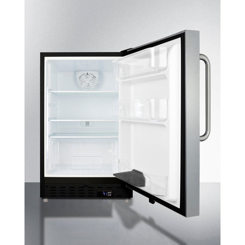 Summit 21" Wide Built-In All-Refrigerator, ADA Compliant ALR47BSSTB