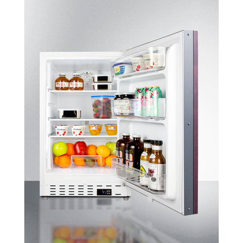 Summit 21" Wide Built-In All-Refrigerator, ADA Compliant (Panel Not Included) ALR46WIF