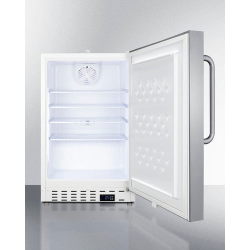 Summit 21" Wide Built-In Commercial All-Refrigerator, ADA Compliant SCR504SSTBADA