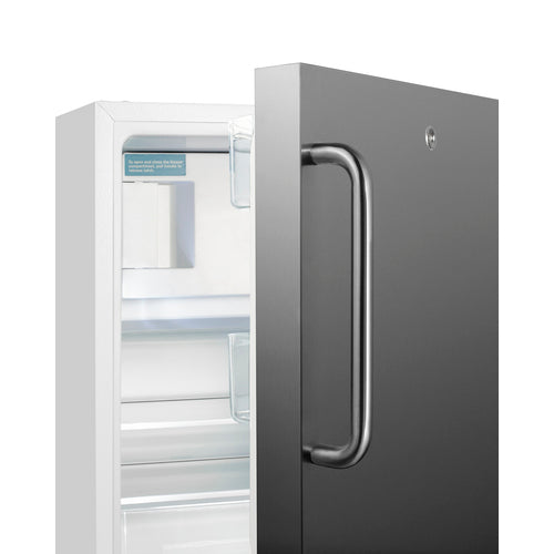 Summit 21" Wide Built-in Refrigerator-Freezer, ADA Compliant ALRF48SSTB