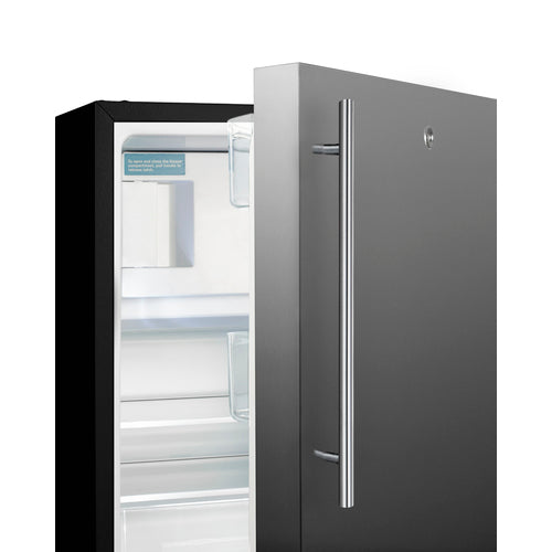 Summit 21" Wide Built-in Refrigerator-Freezer, ADA Compliant ALRF49BSSHV