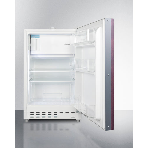 Summit 21" Wide Built-in Refrigerator-Freezer, ADA Compliant (Panel Not Included) ALRF48IF