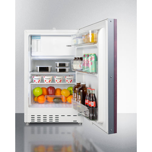 Summit 21" Wide Built-in Refrigerator-Freezer, ADA Compliant (Panel Not Included) ALRF48IF