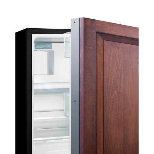 Summit 21" Wide Built-in Refrigerator-Freezer, ADA Compliant (Panel Not Included) ALRF49BIF