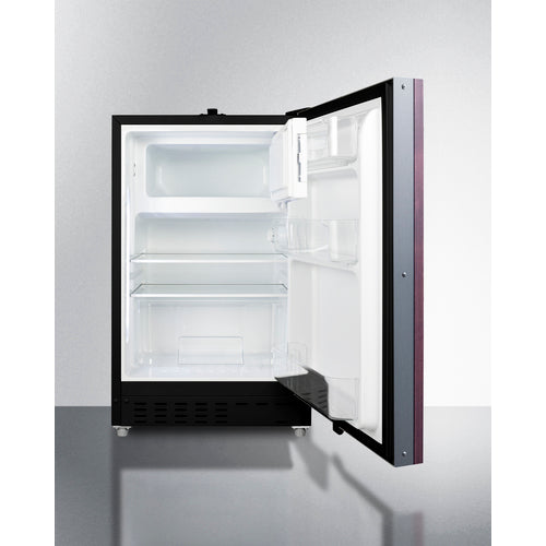 Summit 21" Wide Built-in Refrigerator-Freezer, ADA Compliant (Panel Not Included) ALRF49BIF