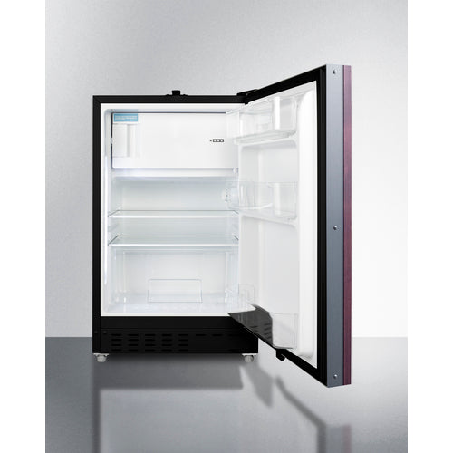 Summit 21" Wide Built-in Refrigerator-Freezer, ADA Compliant (Panel Not Included) ALRF49BIF