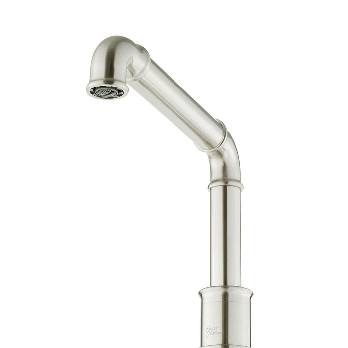 Swiss Madison Avallon 8 in. Widespread, Sleek Handle, Bathroom Faucet in Brushed Nickel