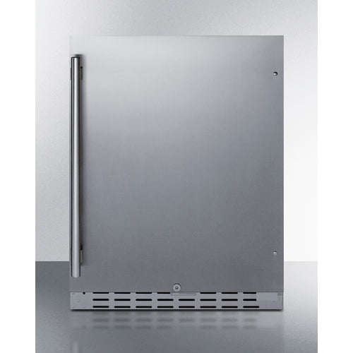 Summit 24" Built-In Outdoor Refrigerator, ADA Compliant AL55OSCSS