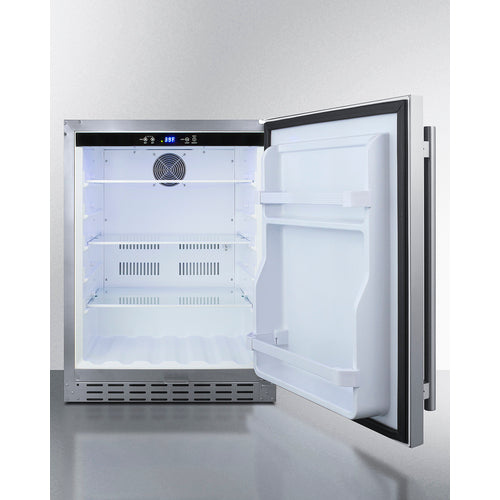 Summit 24" Built-In Outdoor Refrigerator, ADA Compliant AL55OSCSS